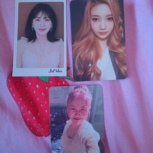 Red Velvet Kpop Photocard Lot Of 3